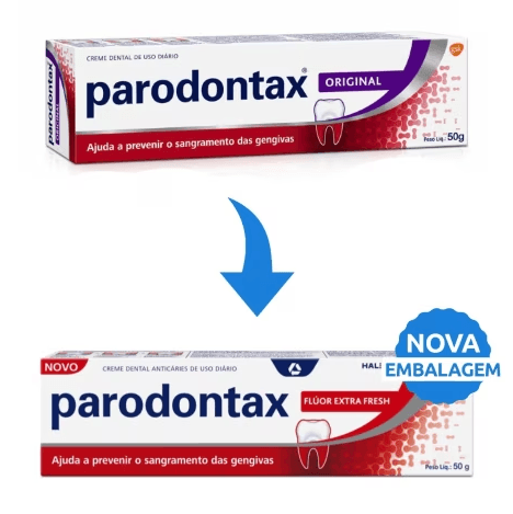 Creme Dental Parodontax Flúor Extra Fresh 50g